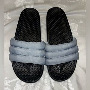 PINK Victoria's Secret Black Slide Sandals